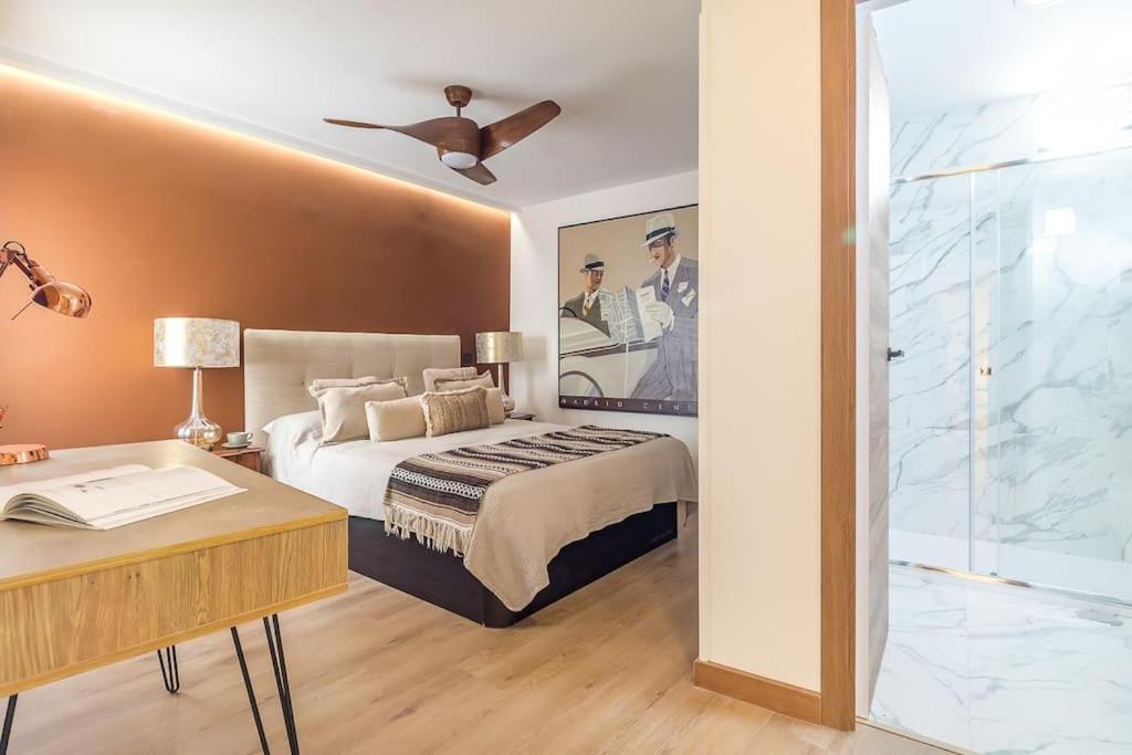 Apartamento Reformado Y Tranquilo Junto A Gran Via Madrid Kültér fotó